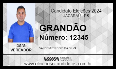 Candidato GRANDÃO 2024 - JACARAÚ - Eleições