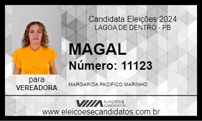 Candidato MAGAL 2024 - LAGOA DE DENTRO - Eleições