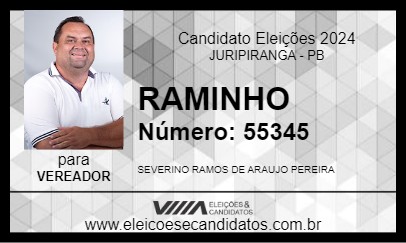 Candidato RAMINHO 2024 - JURIPIRANGA - Eleições