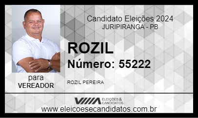 Candidato ROZIL 2024 - JURIPIRANGA - Eleições