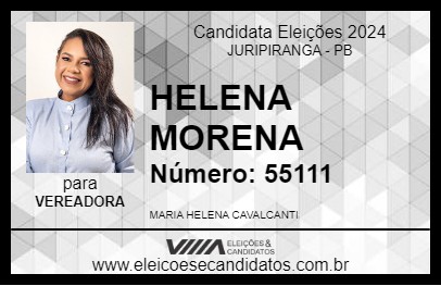 Candidato HELENA MORENA 2024 - JURIPIRANGA - Eleições