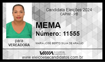 Candidato MEMA 2024 - CAPIM - Eleições