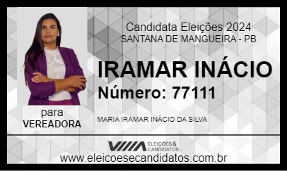 Candidato IRAMAR INÁCIO 2024 - SANTANA DE MANGUEIRA - Eleições