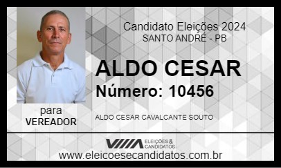 Candidato ALDO CESAR 2024 - SANTO ANDRÉ - Eleições