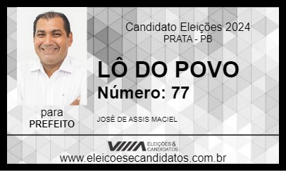 Candidato LÔ DO POVO 2024 - PRATA - Eleições