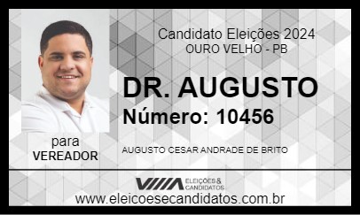 Candidato DR. AUGUSTO 2024 - OURO VELHO - Eleições