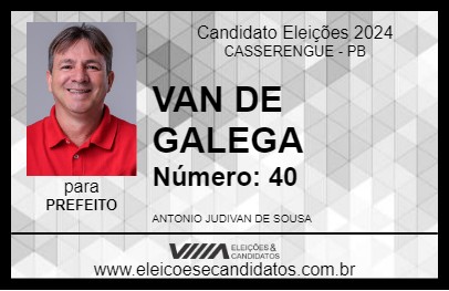 Candidato VAN DE GALEGA 2024 - CASSERENGUE - Eleições