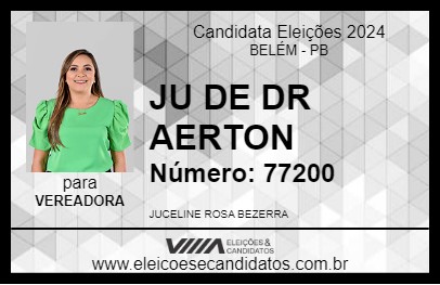 Candidato JU DE DR AERTON 2024 - BELÉM - Eleições