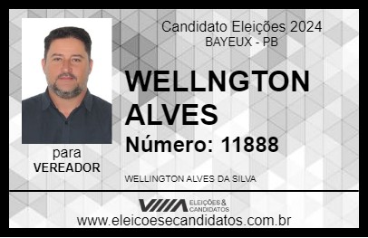 Candidato WELLNGTON ALVES 2024 - BAYEUX - Eleições