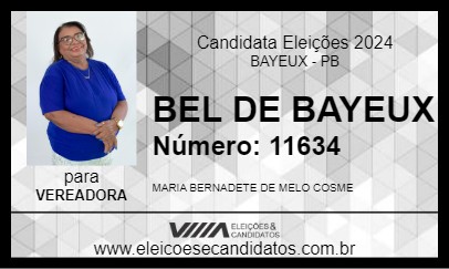 Candidato BEL DE BAYEUX 2024 - BAYEUX - Eleições