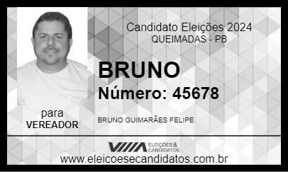 Candidato BRUNO 2024 - QUEIMADAS - Eleições