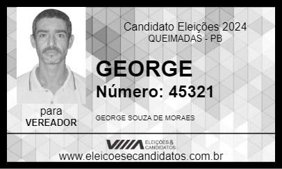 Candidato GEORGE 2024 - QUEIMADAS - Eleições