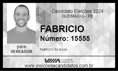 Candidato FABRICIO 2024 - QUEIMADAS - Eleições