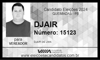 Candidato DJAIR 2024 - QUEIMADAS - Eleições