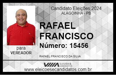 Candidato RAFAEL FRANCISCO 2024 - ALAGOINHA - Eleições