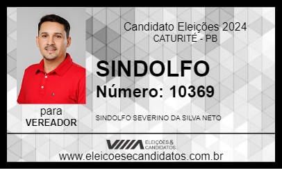 Candidato SINDOLFO 2024 - CATURITÉ - Eleições