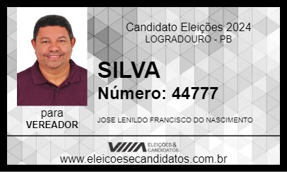 Candidato SILVA 2024 - LOGRADOURO - Eleições