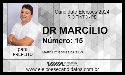 Candidato DR MARCÍLIO 2024 - RIO TINTO - Eleições