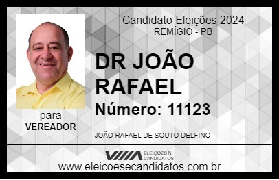 Candidato DR JOÃO RAFAEL 2024 - REMÍGIO - Eleições