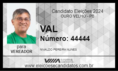 Candidato VAL 2024 - OURO VELHO - Eleições