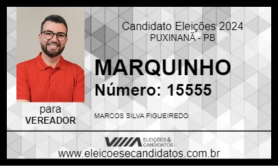 Candidato MARQUINHO 2024 - PUXINANÃ - Eleições