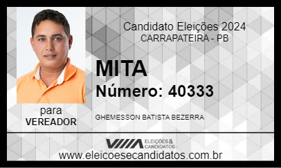 Candidato MITA 2024 - CARRAPATEIRA - Eleições