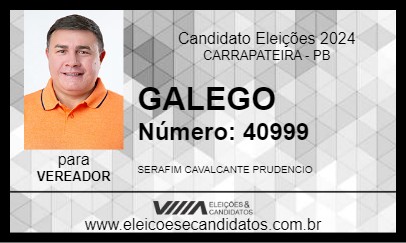 Candidato GALEGO 2024 - CARRAPATEIRA - Eleições