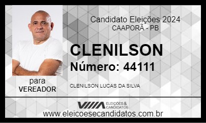 Candidato CLENILSON 2024 - CAAPORÃ - Eleições