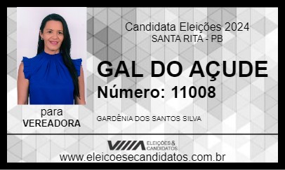 Candidato GAL DO AÇUDE 2024 - SANTA RITA - Eleições