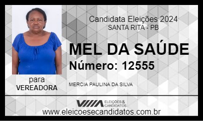 Candidato MEL DA SAÚDE 2024 - SANTA RITA - Eleições