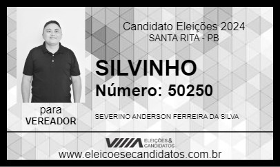 Candidato SILVINHO 2024 - SANTA RITA - Eleições