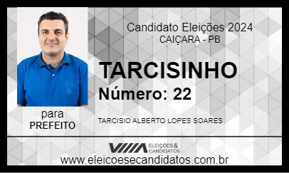 Candidato TARCISINHO 2024 - CAIÇARA - Eleições