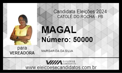 Candidato MAGAL 2024 - CATOLÉ DO ROCHA - Eleições