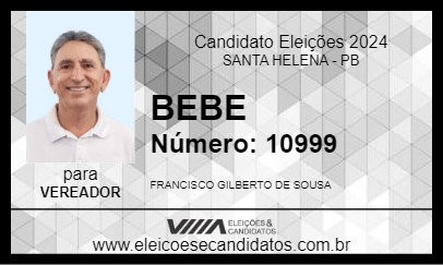 Candidato BEBE 2024 - SANTA HELENA - Eleições