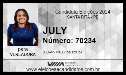 Candidato JULY 2024 - SANTA RITA - Eleições