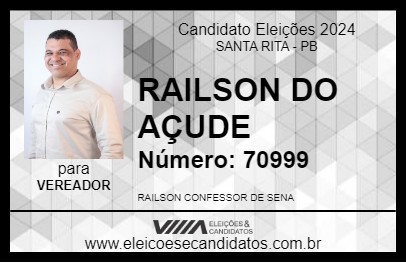 Candidato RAILSON 2024 - SANTA RITA - Eleições