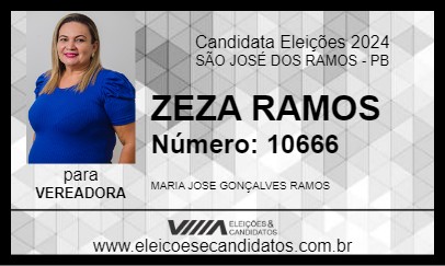 Candidato ZEZA RAMOS 2024 - SÃO JOSÉ DOS RAMOS - Eleições