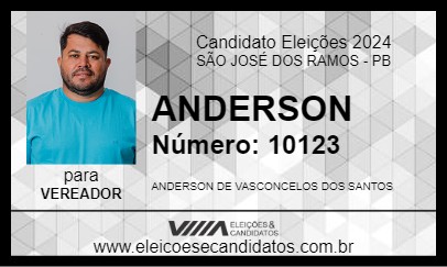 Candidato ANDERSON 2024 - SÃO JOSÉ DOS RAMOS - Eleições