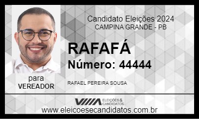 Candidato RAFAFÁ 2024 - CAMPINA GRANDE - Eleições