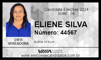 Candidato ELIENE SILVA 2024 - SUMÉ - Eleições