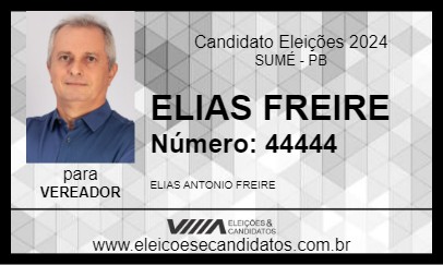 Candidato ELIAS FREIRE 2024 - SUMÉ - Eleições