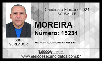 Candidato MOREIRA 2024 - SOUSA - Eleições