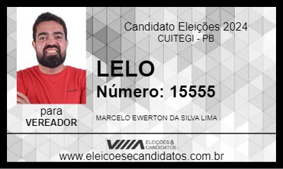 Candidato LELO 2024 - CUITEGI - Eleições