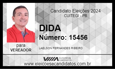 Candidato DIDA 2024 - CUITEGI - Eleições