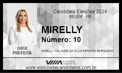 Candidato MIRELLY 2024 - BELÉM - Eleições