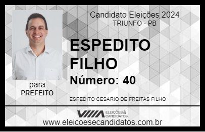 Candidato ESPEDITO FILHO 2024 - TRIUNFO - Eleições