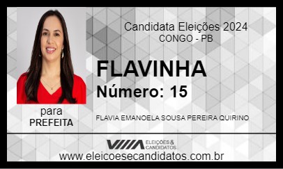 Candidato FLAVINHA 2024 - CONGO - Eleições