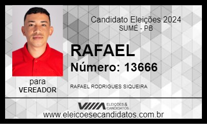 Candidato RAFAEL 2024 - SUMÉ - Eleições