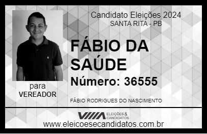 Candidato FÁBIO DA SAÚDE 2024 - SANTA RITA - Eleições