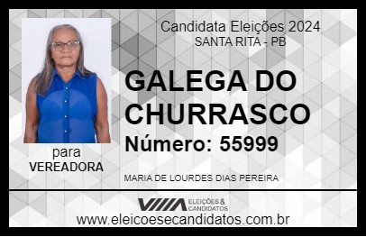 Candidato GALEGA DO CHURRASCO 2024 - SANTA RITA - Eleições